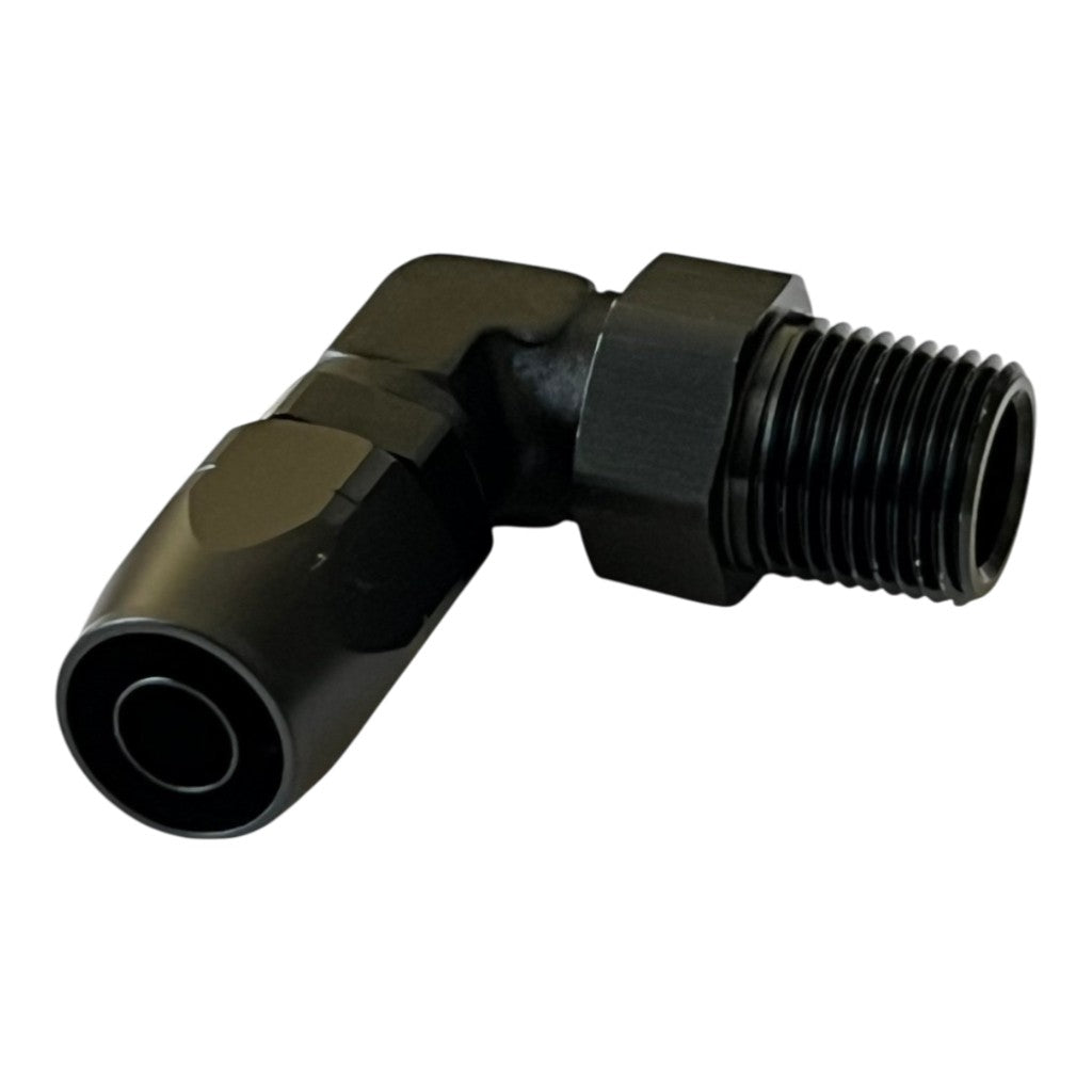 ARD ARANCUT8290-8-8D Forged Style Cutter Hose Ends 90 degree AN8 to 1/2" NPT Photo-2