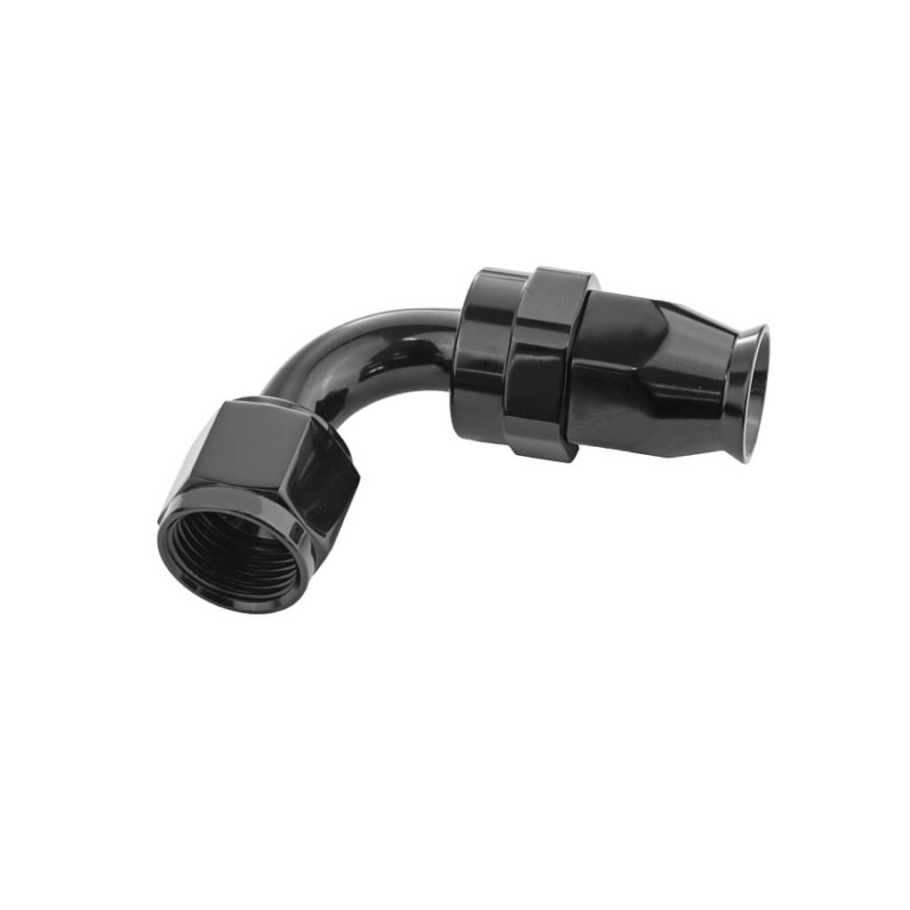 ARD ARE0209-9006-PO Fitting Hose End AN6 90 Degree Black Photo-0
