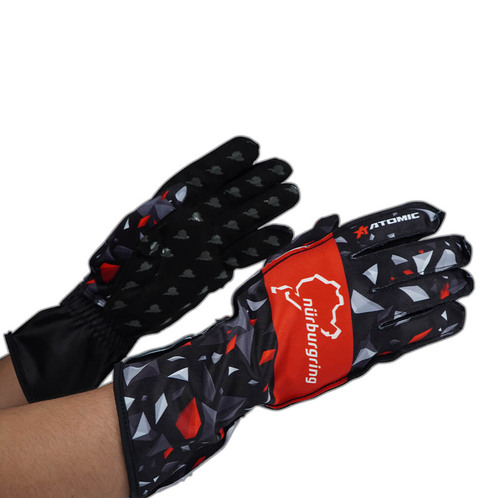 ATOMIC AT-NBRKTGLOVES-M Karting Gloves NÜRBURGRING EDITION, size M (Officially Licensed Nürburgring Product) Photo-1