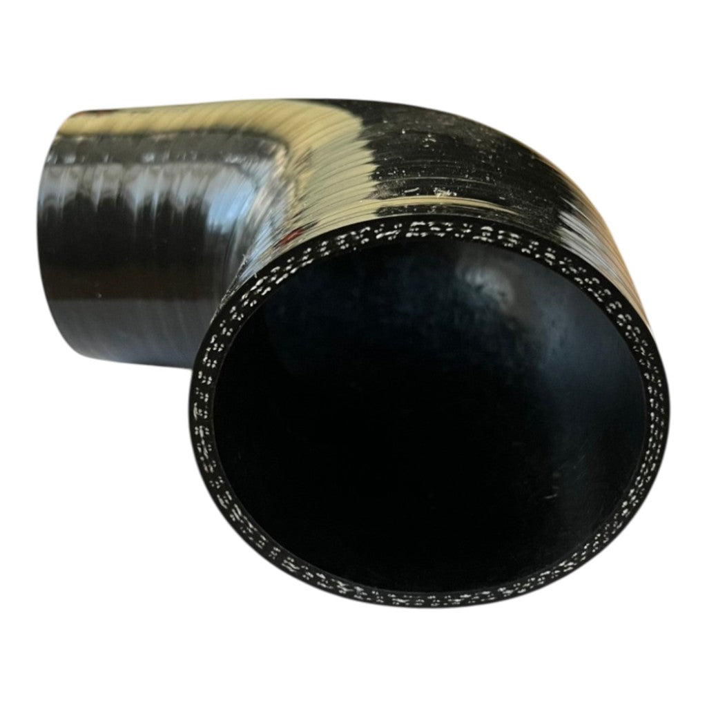 ATOMIC ER90-76-57 BLACK Silicone hose 90 ° with reducers 76-57 mm Photo-2