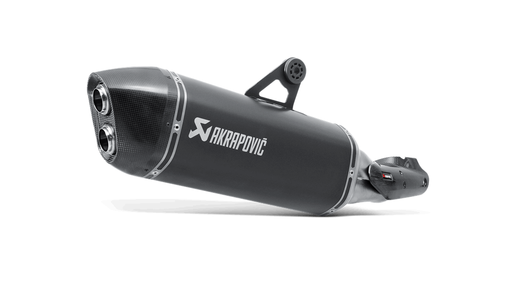 AKRAPOVIC S-B12SO10-HAABL Slip-On Line (Titanium) BMW R 1200 GS 2013-16 (BLACK) Photo-0