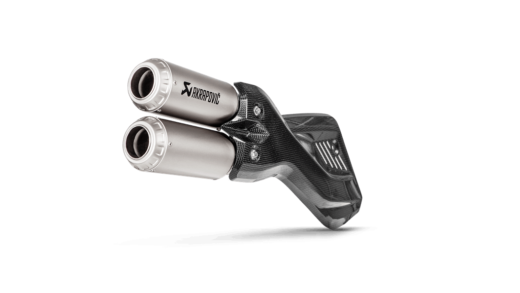 AKRAPOVIC S-D9SO10-HIFFT Slip-On Line (Titanium) Ducati Multistrada 1200 Enduro 2017-2018 Photo-0
