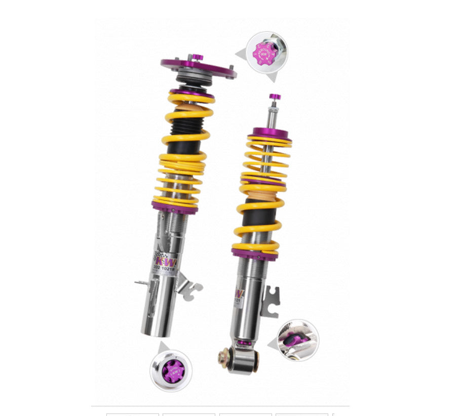 KW 3528080H Coilover Kit CLUBSPORT AUDI A3; (8V) incl. sedan + Sportback; 2WD; only vehicles with IRS 05/12- Photo-0