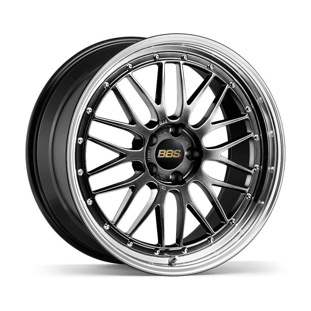 BBS LM455DB-BKBD LM Forged aluminum 2-piece wheel 18x7.5 ET40 5x112 PFS Diamond Black disk and Black Bright Diamond-cut rim (DB-BKBD) Photo-0