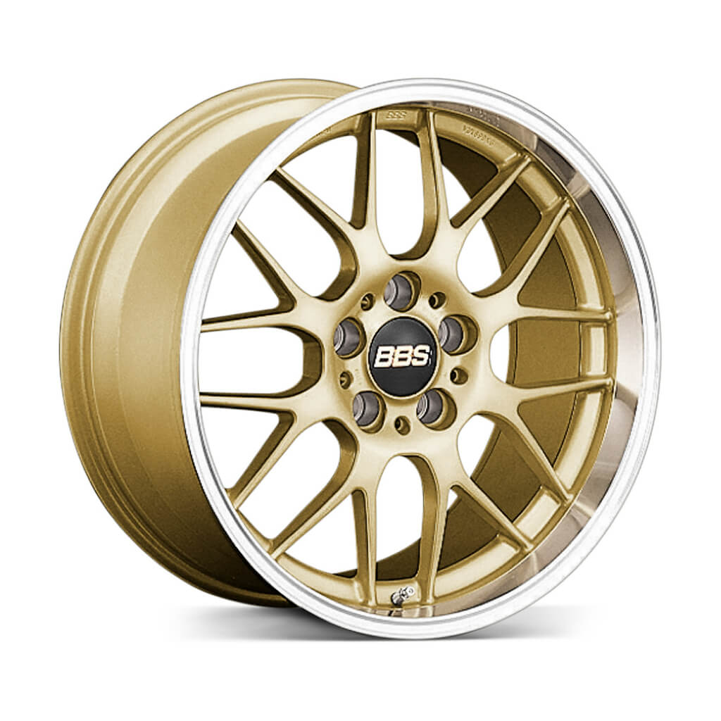 BBS RG710GLD RG-R Forged aluminum 1-piece wheel 17x7 ET42 5x114.3 PFS Gold Diacut (GLD) Photo-0