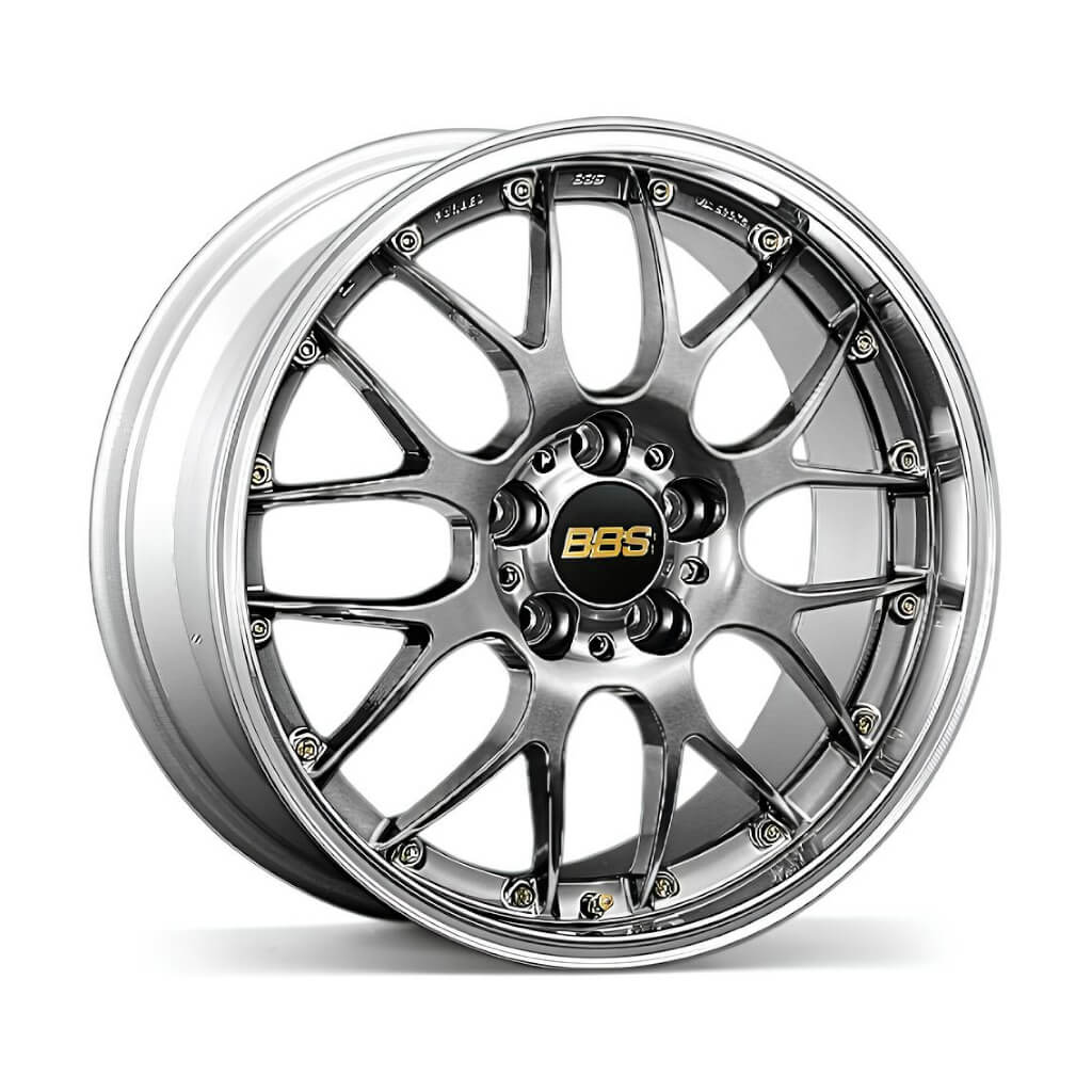 BBS RS968DB-SLD RS-GT Forged aluminum 2-piece wheel 20x9.5 ET38 5x114.3 PFS Diamond Black disk and Silver Diamond-cut rim (DB-SLD) Photo-0
