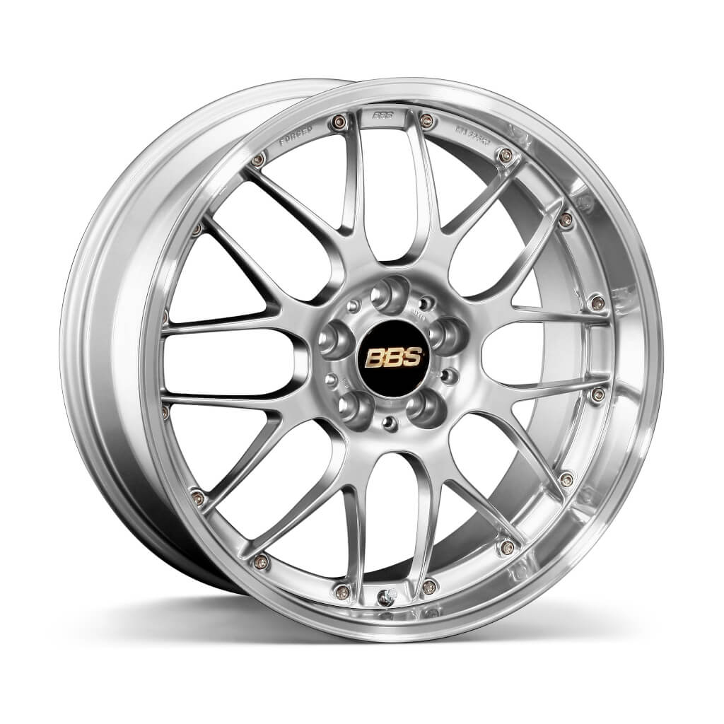 BBS RS923DS-SLD RS-GT Forged aluminum 2-piece wheel 19x8.5 ET38 5x112 PFS Diamond Silver disk and Silver Diamond-cut rim (DS-SLD) Photo-0
