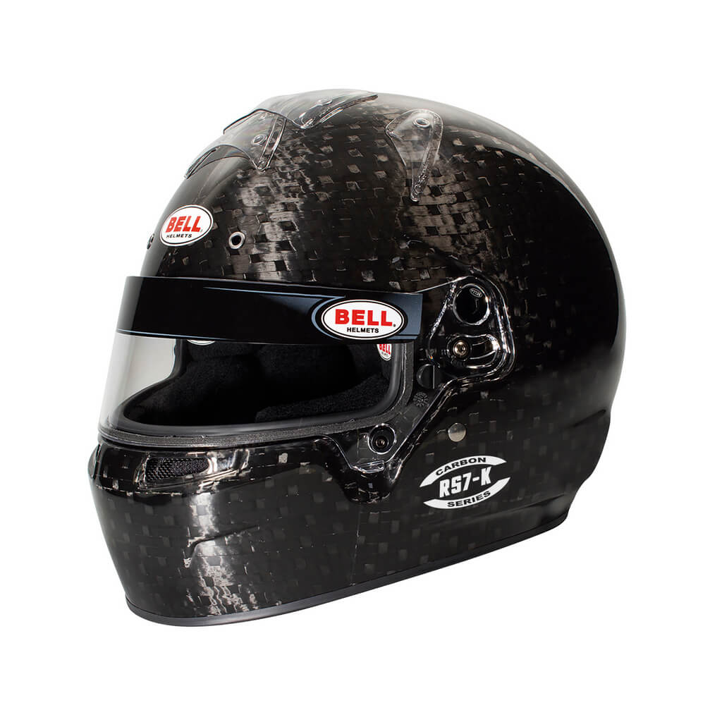 BELL 5204H86 Karting Helmet RS7-K Carbon (Tan Interior), FIA 8878-2024 / K2020, Size 59 Photo-0