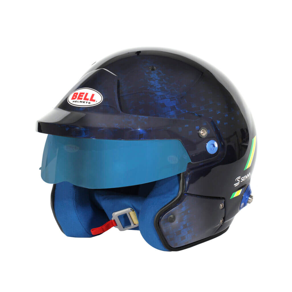 BELL 1245263 Open-Face Helmet MAG-10 Carbon Ayrton Senna HANS, FIA 8859-2024 / SA2020, Size 56 (7) Photo-0