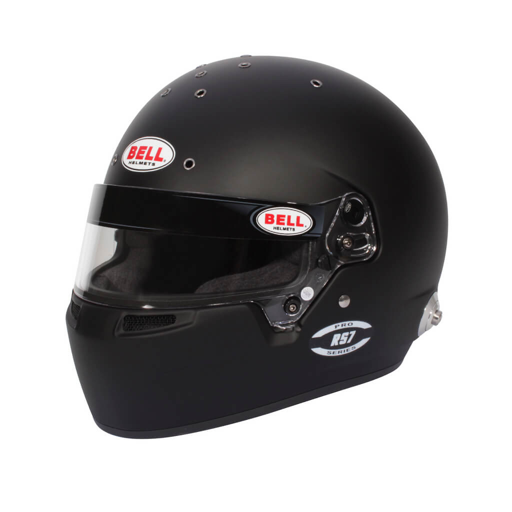 BELL 1310B41 Full-Face Helmet RS7 Pro HANS, Matte Black, FIA 8859-2024 / SA2020, Size 54 (6 3/4) Photo-0