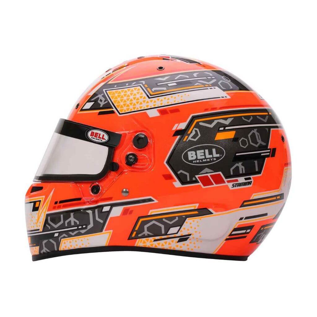 BELL 1310B91 Karting Helmet RS7-K Stamina, Anthracite / Orange, FIA 8878-2024 / K2020, Size S (57 -58) Photo-1
