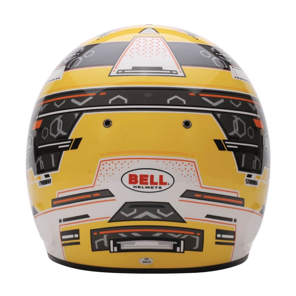 BELL 1310C03 Karting Helmet RS7-K Stamina, Anthracite / Yellow, FIA 8878-2024 / K2020, Size L (60-61) Photo-3