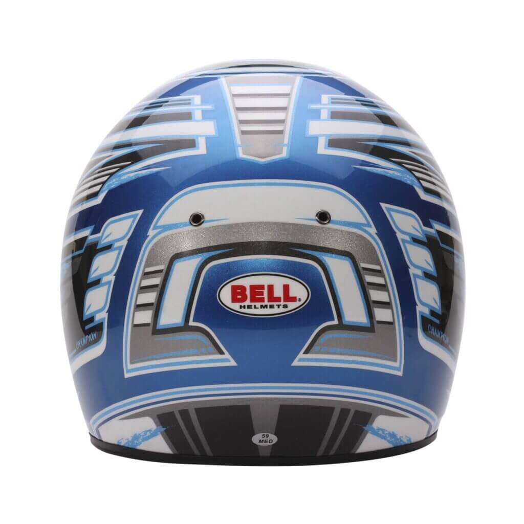 BELL 1311173 Karting Helmet KC7-CMR Champion, Anthracite / Blue, CMR2016, Size 56 (7) Photo-2