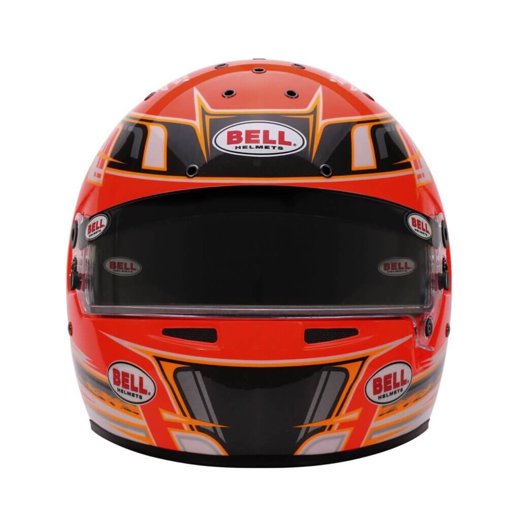 BELL 1311192 Karting Helmet KC7-CMR Champion, Anthracite / Orange, CMR2016, Size 55 (6 7/8) Photo-1
