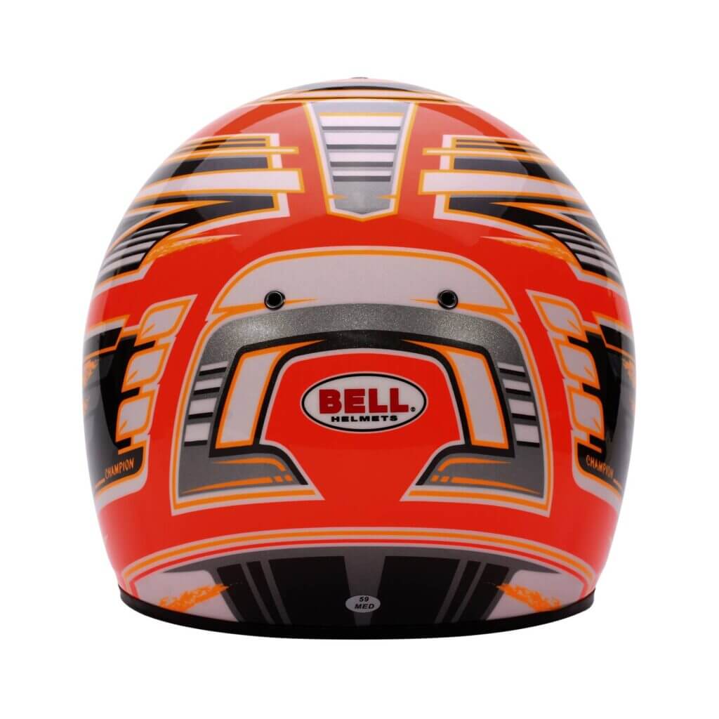 BELL 1311193 Karting Helmet KC7-CMR Champion, Anthracite / Orange, CMR2016, Size 56 (7) Photo-2