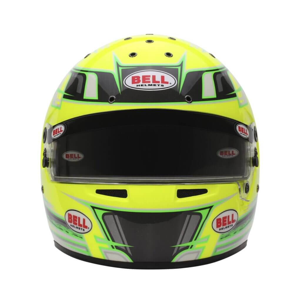 BELL 1311205 Karting Helmet KC7-CMR Champion, Anthracite / Yellow, CMR2016, Size 58 (7 1/4) Photo-1