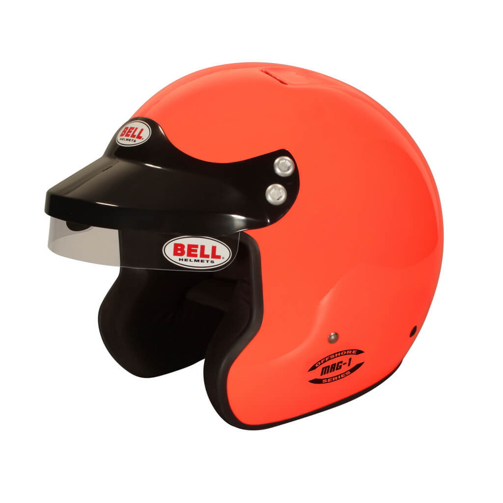 BELL 1426A73 Powerboat Open-Face Helmet MAG-1, Orange, FIA 8859-2024, Size L (60-61) Photo-0