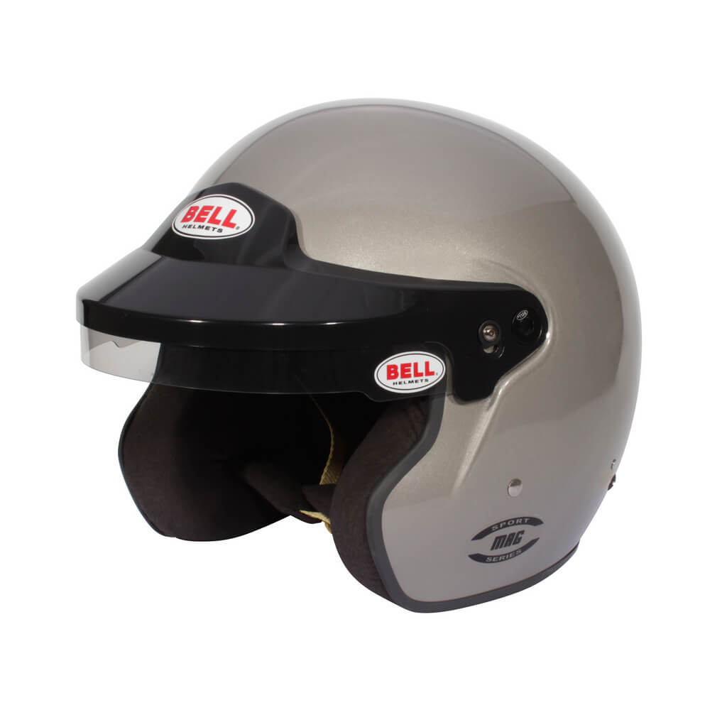 BELL 1435A71 Open-Face Helmet MAG, Titanium Silver, FIA 8859-2024, Size S (57-58) Photo-0