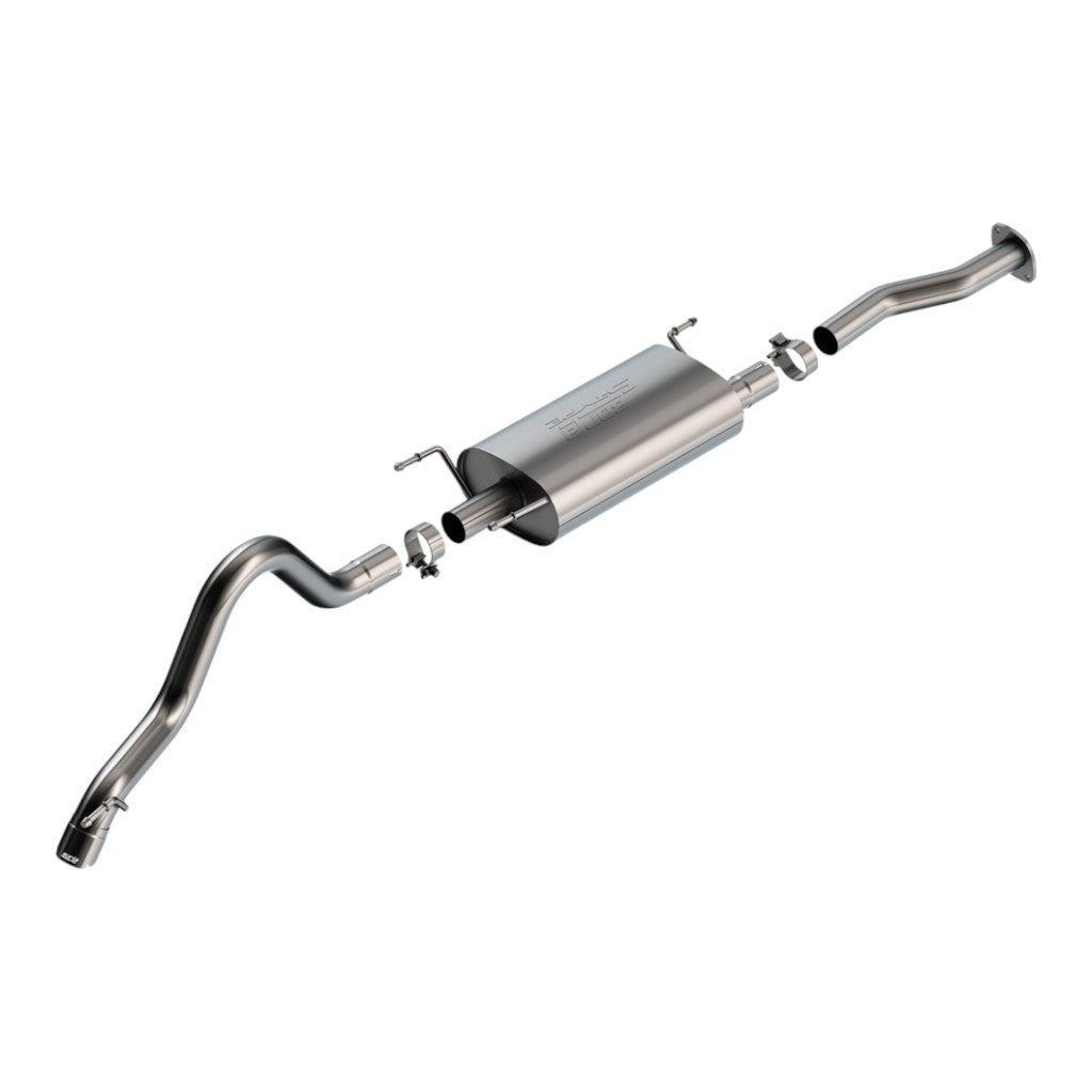 BORLA 140681 Cat-Back Exhaust 2.5", S-Type (2.75" Turndown Tips) for TOYOTA Tacoma 3.5L 2016-2023 Photo-0