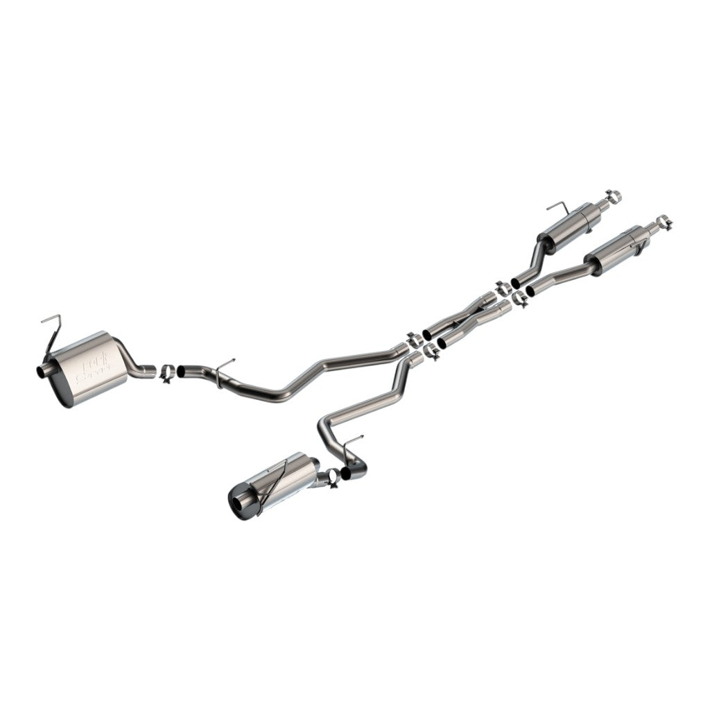 BORLA 140987 Cat-Back Exhaust 2.5", S-Type for JEEP Grand Cherokee L (Summit / Summit Reserve / Overland) 2021-2024 Photo-0