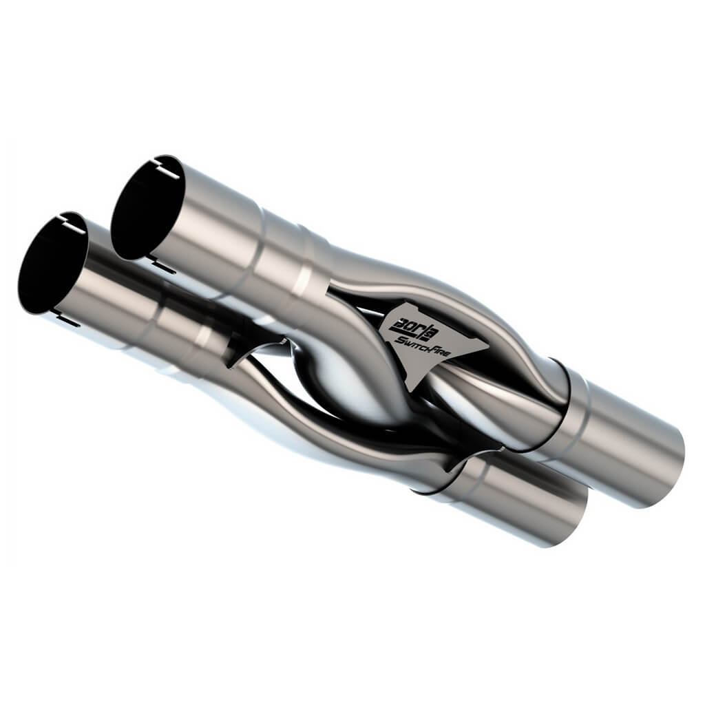 BORLA 60747 Universal X-Pipe SwitchFire, 3" (With Notches) Photo-0