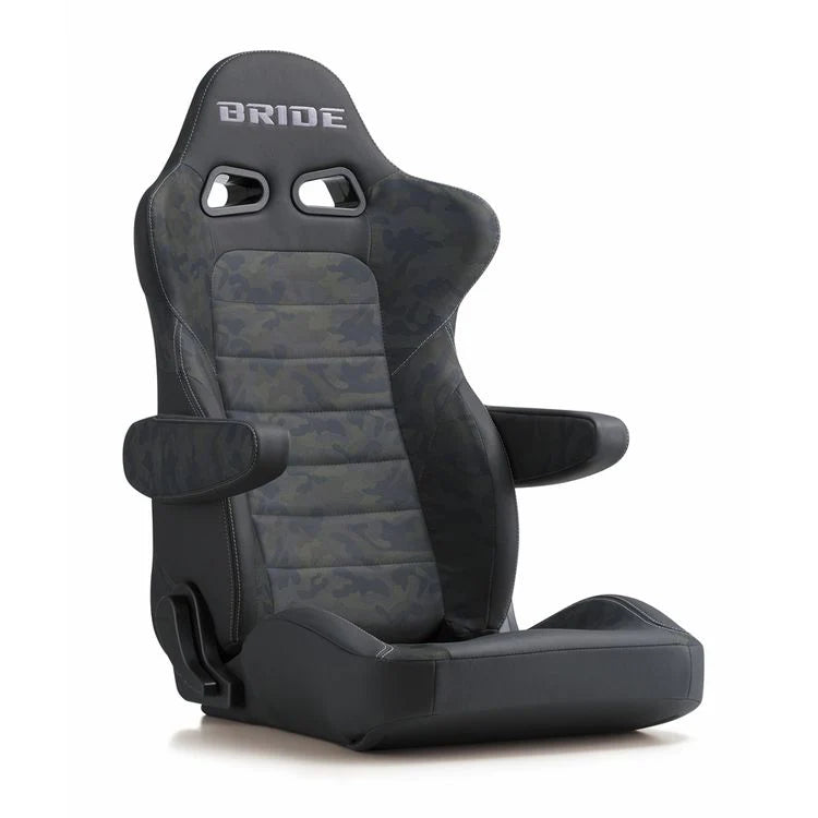 BRIDE E57CM1 Reclining seat EUROGHOST X Green camoufiage With heater Photo-0
