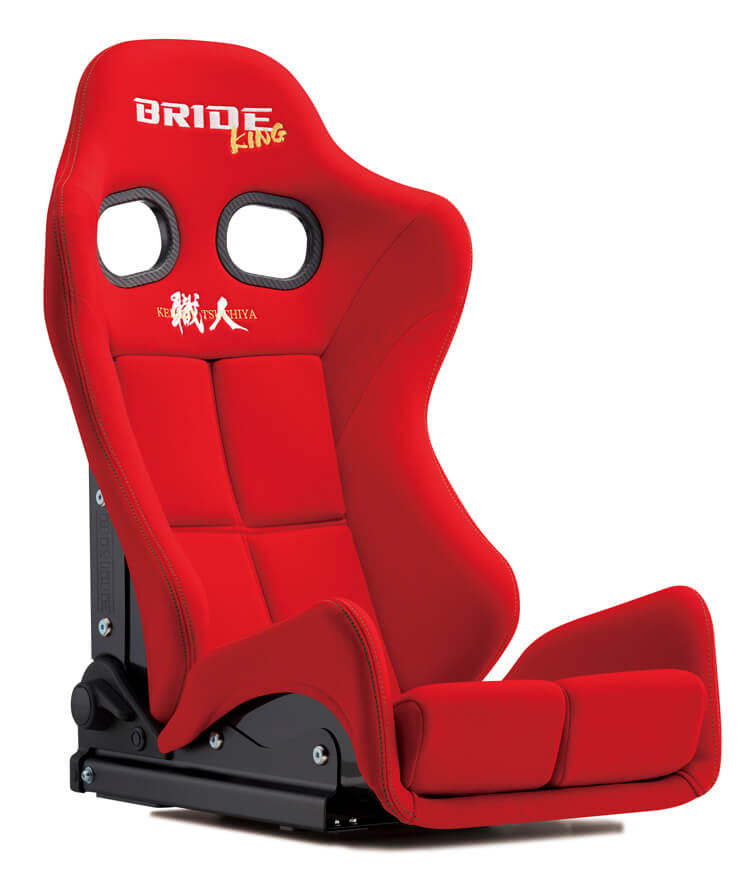 BRIDE G61RSF Reclining seat GIASIIIKING Red (Silver FRP shell) Standard Photo-0