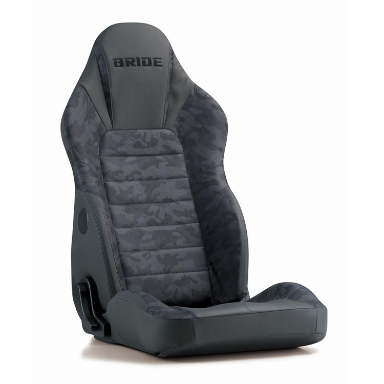 BRIDE I35CM2 Reclining seat STREAMS GHOST Blue camouflage With heater Photo-0