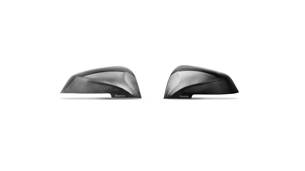 AKRAPOVIC WM-BM/CA/1/G Carbon Fiber Mirror Cap Set - High Gloss BMW M2 (F87) 2016-2017 W/O Approval Photo-0