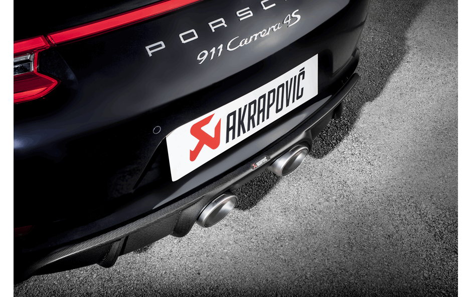 AKRAPOVIC DI-PO/CA/3 Rear Carbon Fiber Diffuser - Matte PORSCHE 911 Carrera/S/4/4S/GTS (991.2) 2016-2018 ABE Type Approval Photo-1