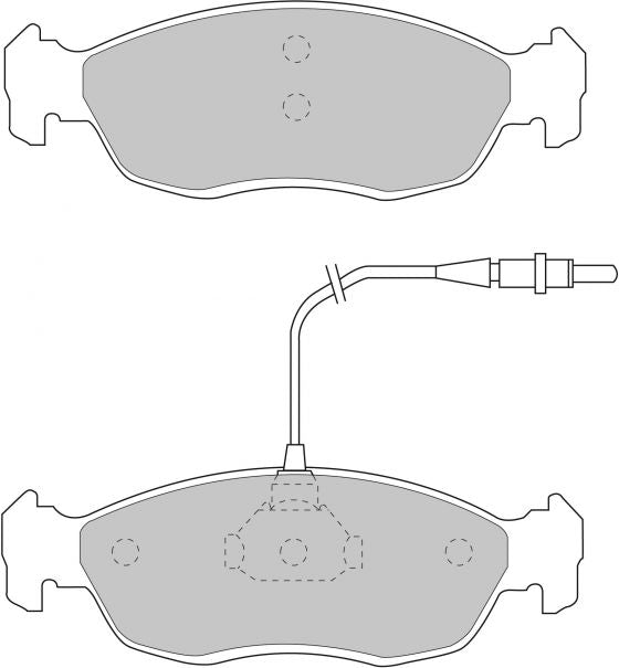 FERODO FDS876 Front Brake Pads DS Performance for PEUGEOT 306 Photo-0