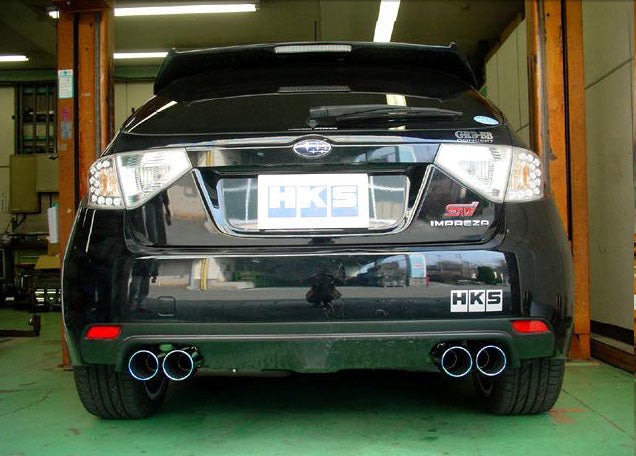 HKS 31021-AF013 Legamax Premium Exhaust For Subaru Impreza GRB/GRF EJ20 (rear section only) Photo-1