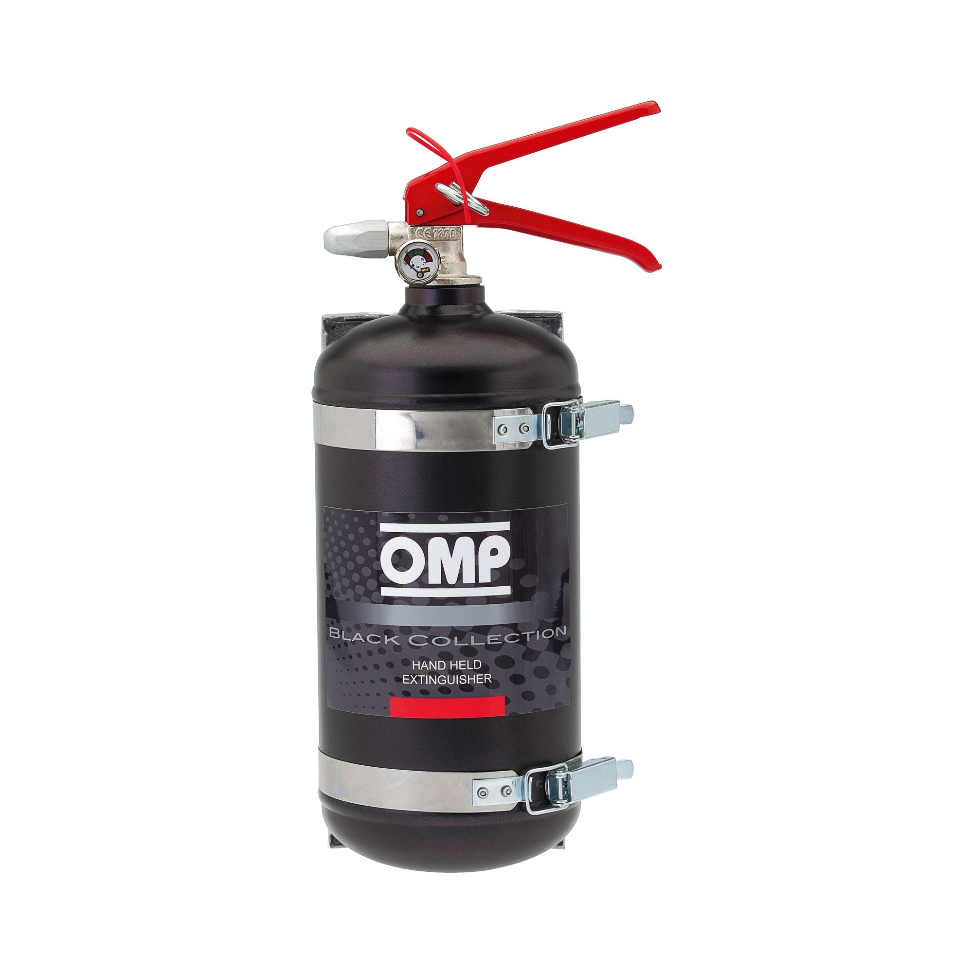 OMP CB0-0319-A01-071 (CAB/319) Extinguisher (in compliance with FIA rules), steel, 2,4kg, diam.130mm, AFFF Photo-0