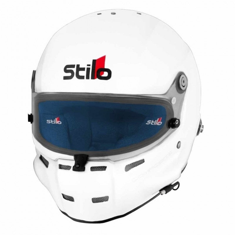 STILO AA0700CG2T610102 Full-face helmet ST5F COMPOSITE Turismo, HANS, SA2020/FIA, white/blue, size 61 Photo-0