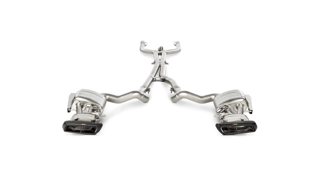 AKRAPOVIC MTP-ME/T/2H/1 Evolution Line (Titanium) MERCEDES-AMG C 63 Sedan (W205) 2015-2018 ECE Type Approval Photo-1