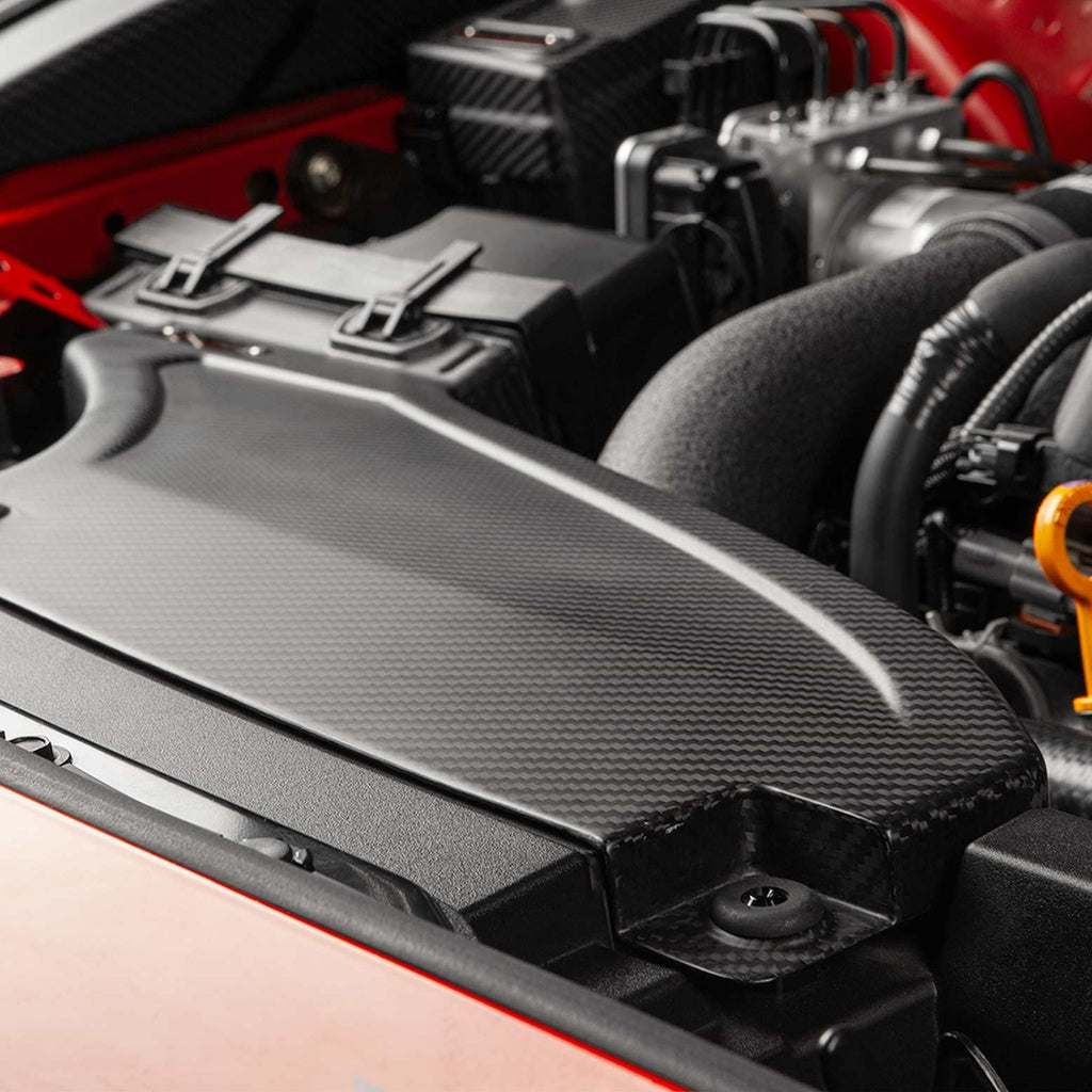 COBB 746150-RMC Power Scoop Redline (Carbon Fiber / Matte) for SUBARU WRX (VB) 2022- Photo-6