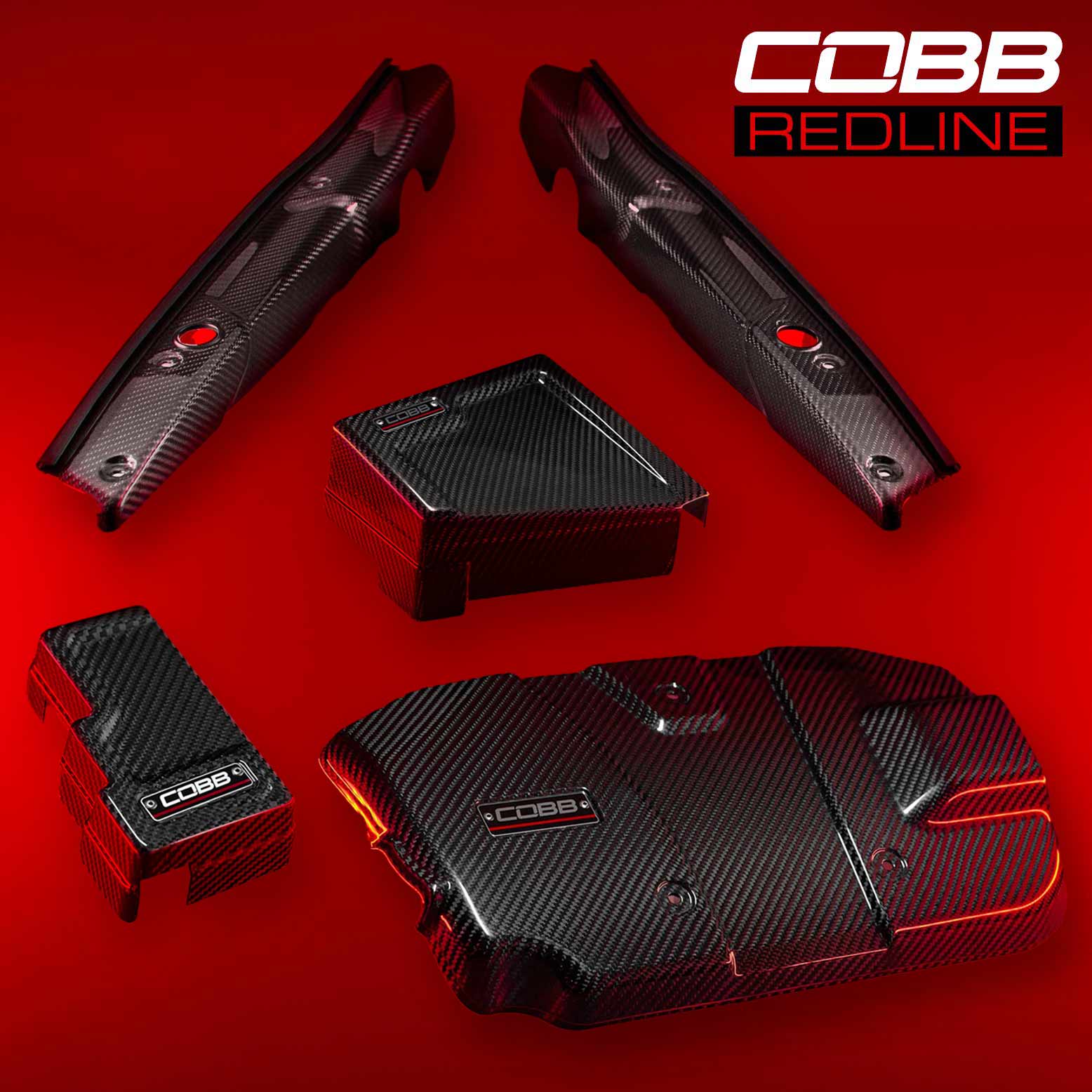 COBB SUB006REDED Redline Carbon Fiber Dress-up Kit for SUBARU WRX (VB) 2022- Photo-1