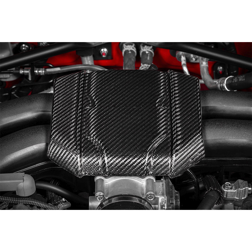EVENTURI EVE-GR86-CF-ENG Engine Cover (Carbon, Gloss) for TOYOTA GR86 (ZN8) / SUBARU BRZ (ZD8) 2022- Photo-3