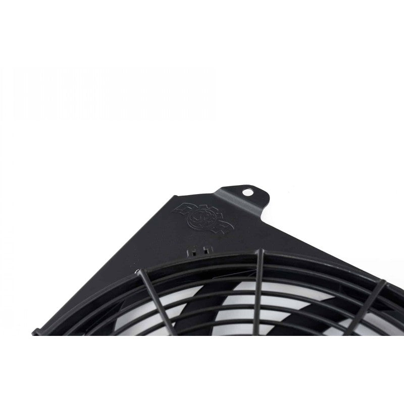 CSF 2858FB All Aluminum Fan Shroud with 12-inch SPAL Fan (black) for Radiator K-Swap CSF 2850K/2850KB Photo-3