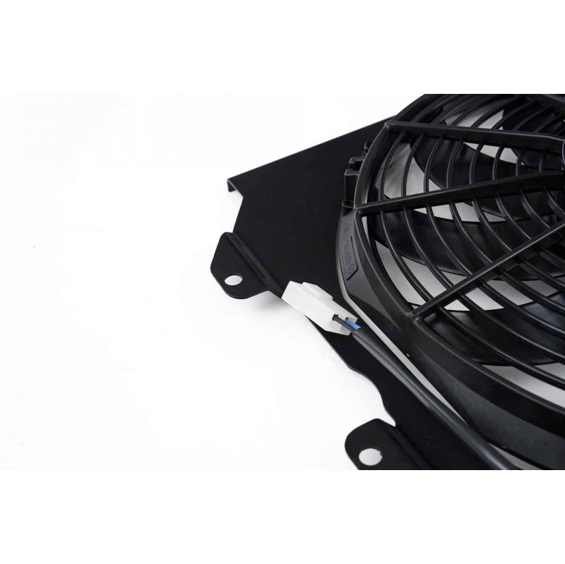 CSF 2858FB All Aluminum Fan Shroud with 12-inch SPAL Fan (black) for Radiator K-Swap CSF 2850K/2850KB Photo-2