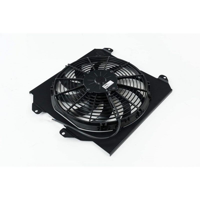 CSF 2858FB All Aluminum Fan Shroud with 12-inch SPAL Fan (black) for Radiator K-Swap CSF 2850K/2850KB Photo-0