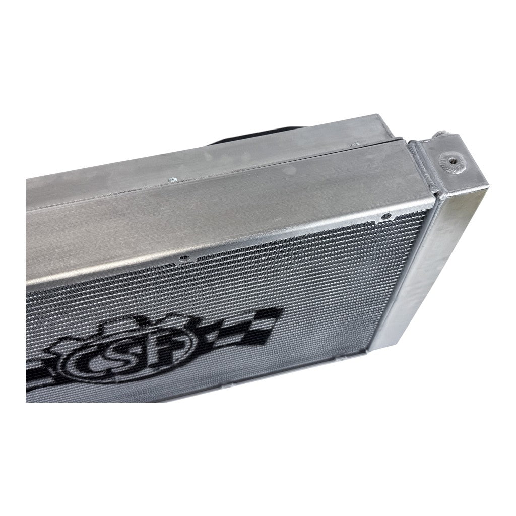 CSF 8374 Motorsport Dual-Pass Radiator with Shroud + 14" SPAL Brushless Fans and Harnesses Photo-9