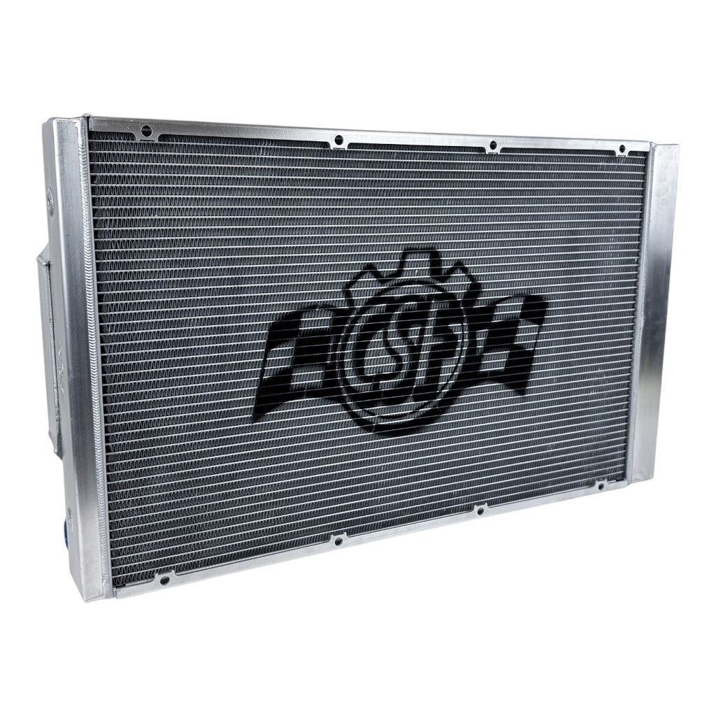 CSF 8374 Motorsport Dual-Pass Radiator with Shroud + 14" SPAL Brushless Fans and Harnesses Photo-2