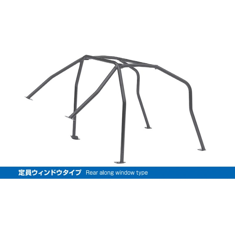 CUSCO 232 290 B20 Roll cage SAFETY 21 along window (6 point, 4 passenger, through dash) for NISSAN Skyline GT-R (R33) Photo-0