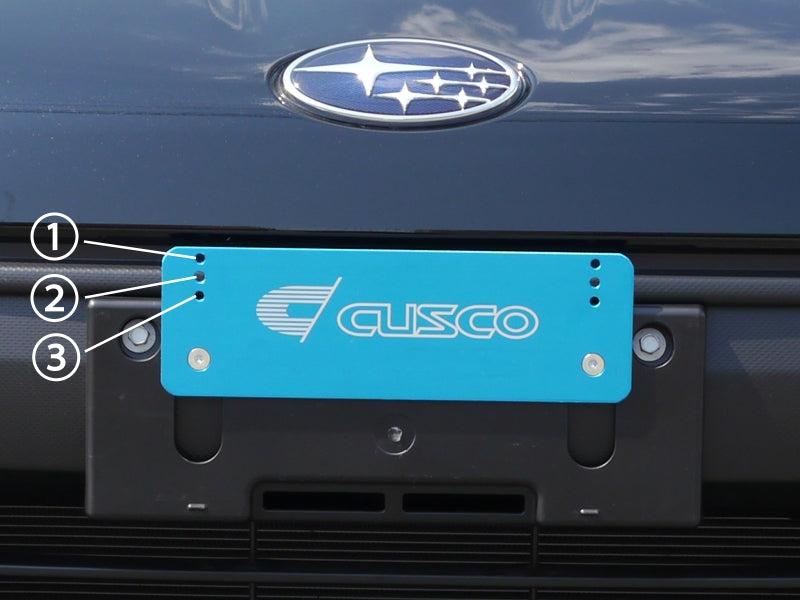 CUSCO 606 550 L Side relocation license plate stay for SUZUKI Cappuccino (EA11R) Photo-1