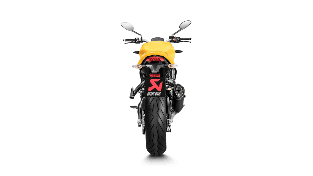 AKRAPOVIC S-D12SO8-RTBL DUCATI MONSTER 821 2017-2019 Slip-On Line (Titanium) Photo-3