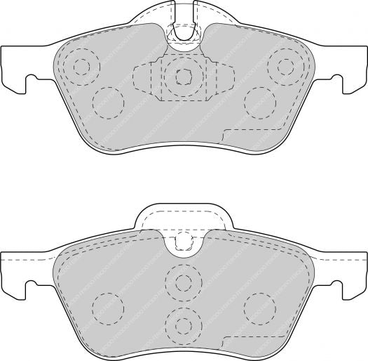FERODO FDS1499 Front Brake Pads for MINI Cooper S (R52 / R53) Photo-0