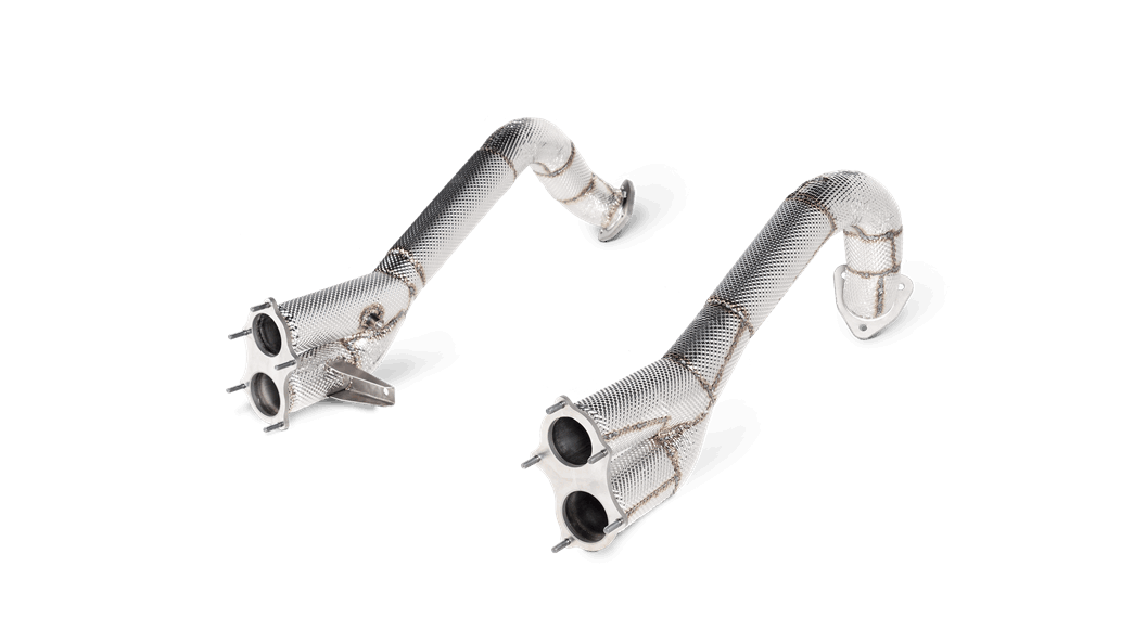AKRAPOVIC L-PO/T/13 Link pipe set (Titanium) PORSCHE Cayman GT4 (718) Photo-0