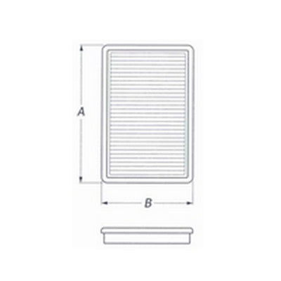 BMC FB600/20 Air Filter for OPEL Astra J 1.4 Turbo / 1.6 Turbo / Cruse 1.4T Photo-1