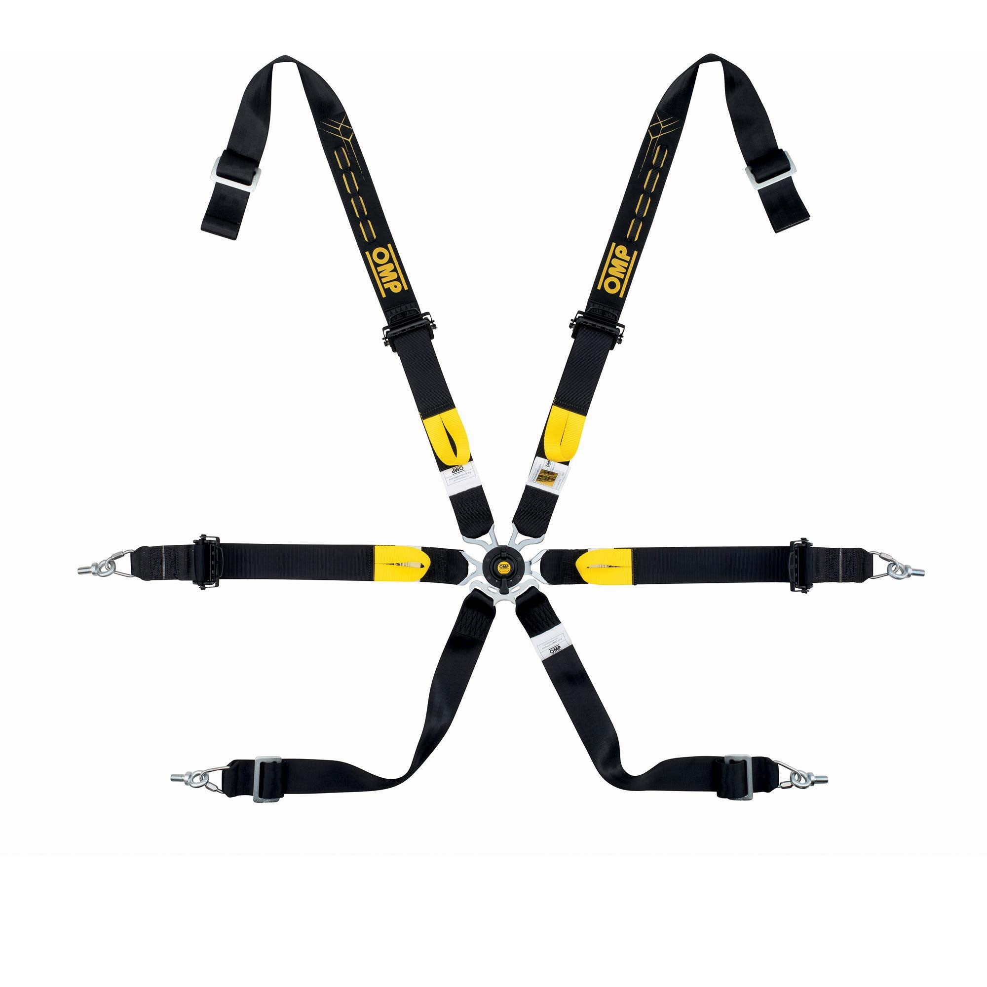 OMP DA0-0210-A01-071 Safety harness ONE 2" WRC Pull Up, FIA 8853-2016, black Photo-0